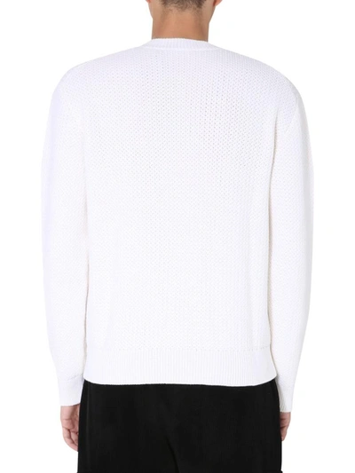 Shop Dolce & Gabbana Crew Neck Sweater In White