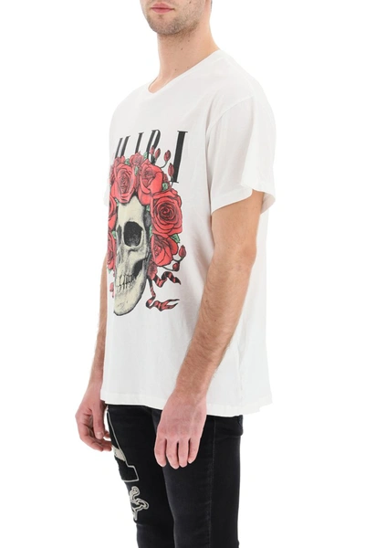 Shop Amiri Grateful Dead Print T-shirt In White