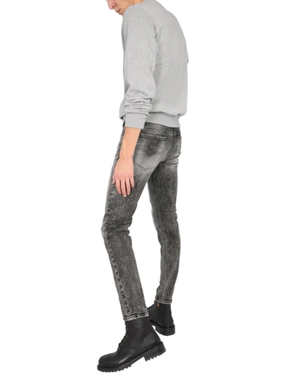Shop Diesel "sleenker-x L.30" Jeans In Grey