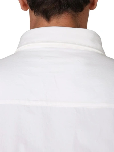 Shop Maison Margiela Button Down Shirt In White