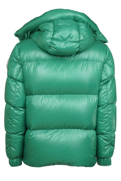 Shop Moncler Coats In Rosso