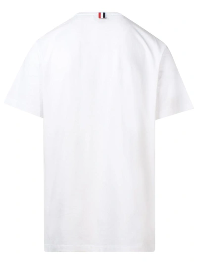 Shop Thom Browne White T-shirt