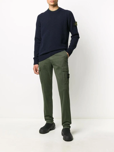 Shop Stone Island Jeans In Verde