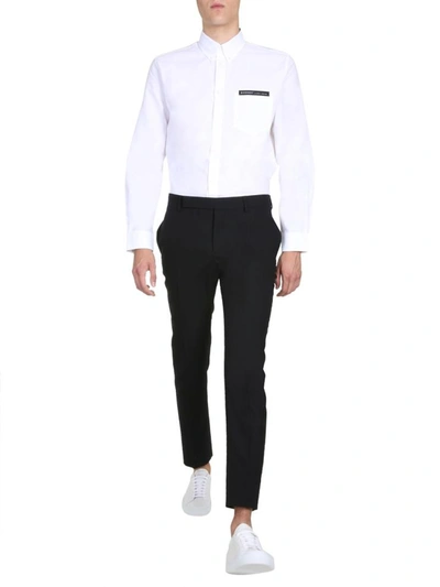 Shop Givenchy Button Down Shirt In White