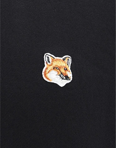 Shop Maison Kitsuné "fox Head" Sweatshirt In Black  