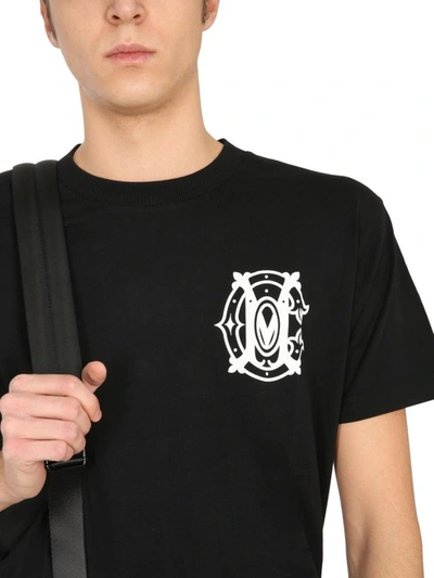 Shop Marcelo Burlon County Of Milan "monogram" T-shirt In Black