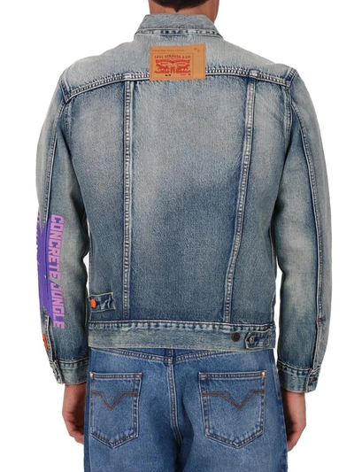 Shop Heron Preston Levi's X  Denim Jacket In Blue
