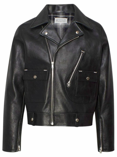 Shop Maison Margiela Black Jacket