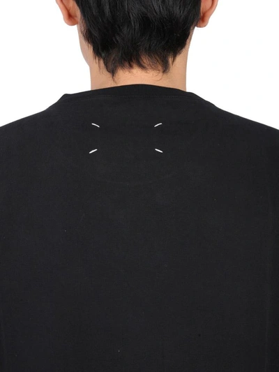 Shop Maison Margiela Crew Neck T-shirt In Black