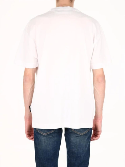 Shop Palm Angels T-shirt Logo White