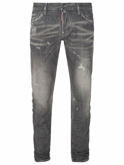 Shop Dsquared2 Grey Slim Jeans