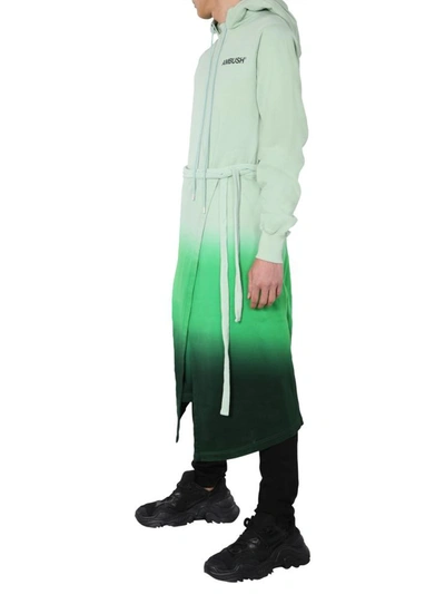 Shop Ambush Hooded Dress In Green