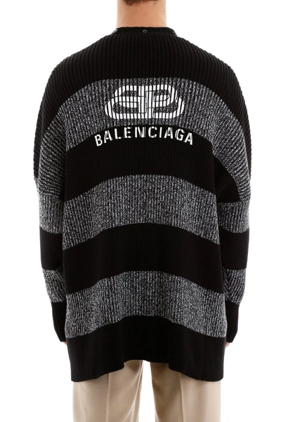 Shop Balenciaga New Logo Bb Cardigan In 0