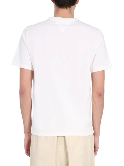 Shop Bottega Veneta Crew Neck T-shirt In White