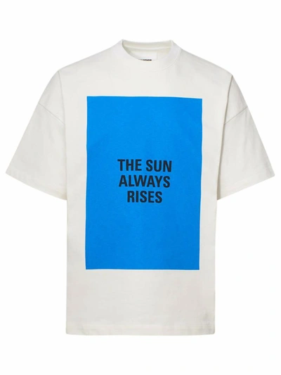 Uitsluiten Geneigd zijn Meedogenloos Jil Sander The Sun Always Rises T-shirt In White | ModeSens