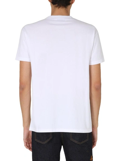 Shop Vivienne Westwood Crew Neck T-shirt In White