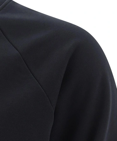 Shop Balmain Mini Logo Sweatshirt In Black  