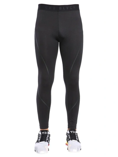 Shop Blackbarrett Fine Line Compression Leggings In Black