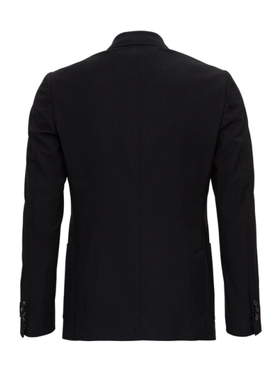 Shop Z Zegna Slim Fit Techmerino™ Wash&go Jacket In Black