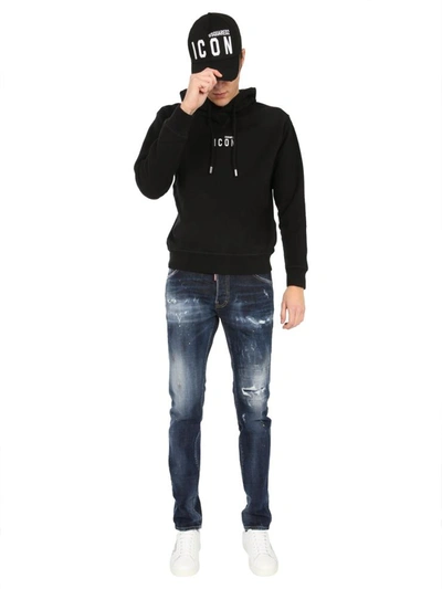 Shop Dsquared2 Hoodie In Black