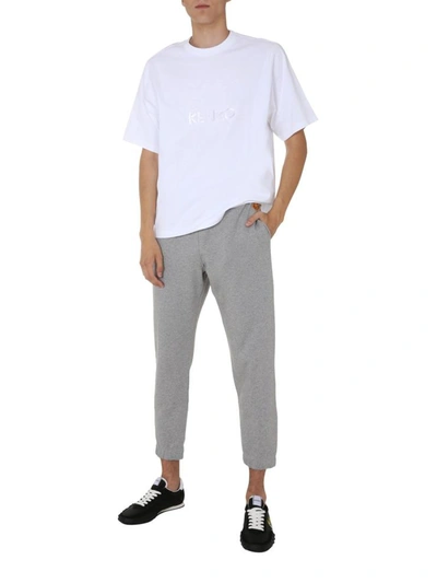 Shop Kenzo Jogging Pants In Grey