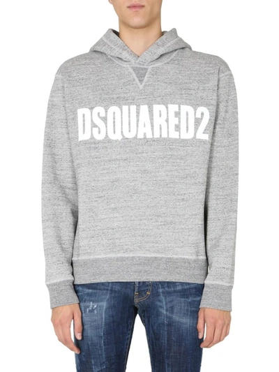 Shop Dsquared2 Hoodie In Grey