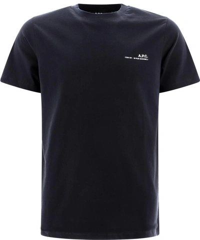 Shop Apc "item" T-shirt In Black  