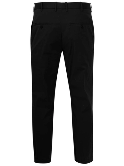 Shop Neil Barrett Pantaloni Slim Neri In Black