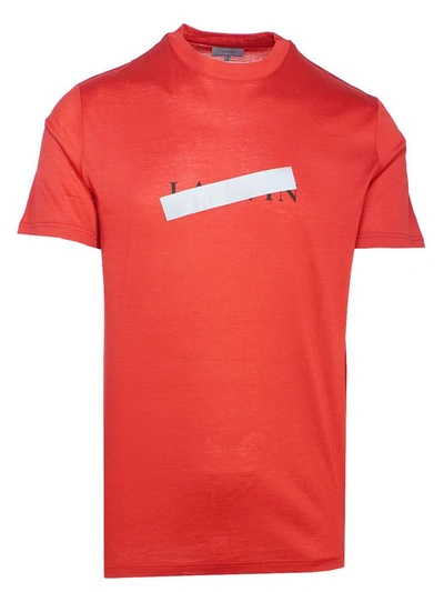 Shop Lanvin Red T-shirt