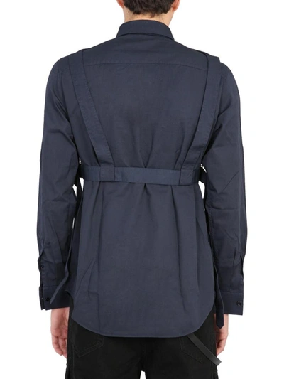 Shop Helmut Lang Parachute Shirt In Blue