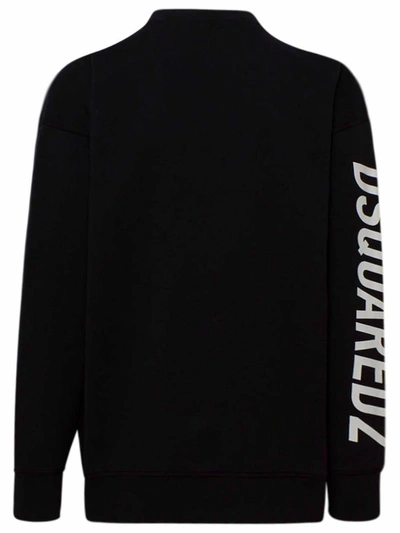 Shop Dsquared2 Black Sweatshirt