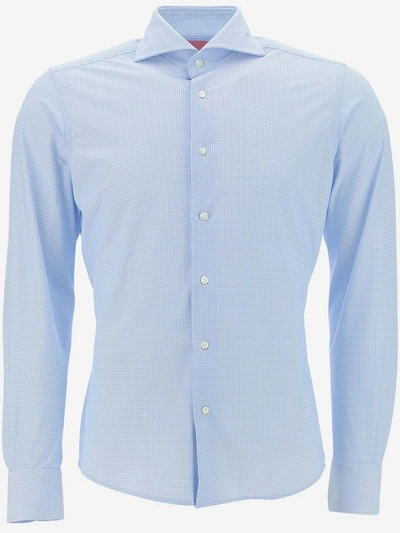 Shop Alex Inght Shirts In Azzurro