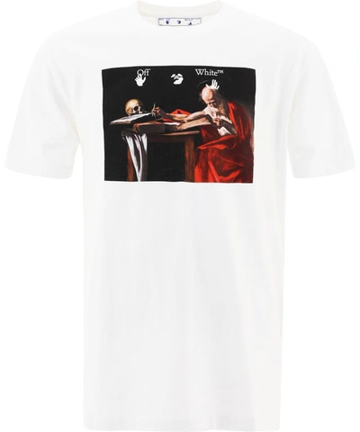 Shop Off-white "caravaggio" T-shirt In White