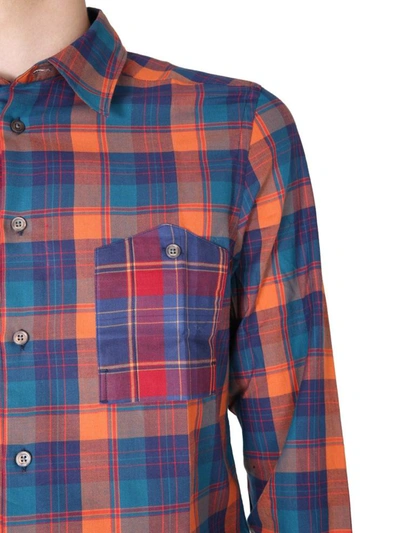 Shop Ps By Paul Smith Taylored Fit Shirt In Orange