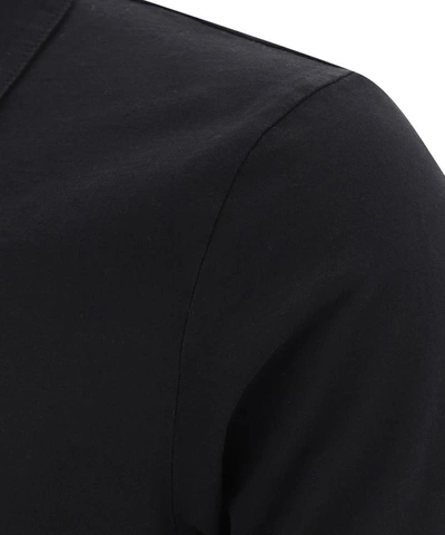 Shop James Perse Sueded Polo Shirt In Black  