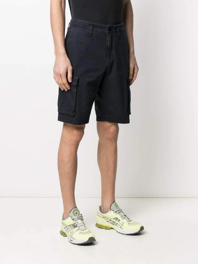 Shop Stone Island Shorts In Blu