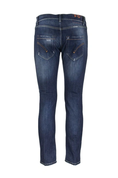 Shop Dondup Mius Slim-fit Jeans In Blue