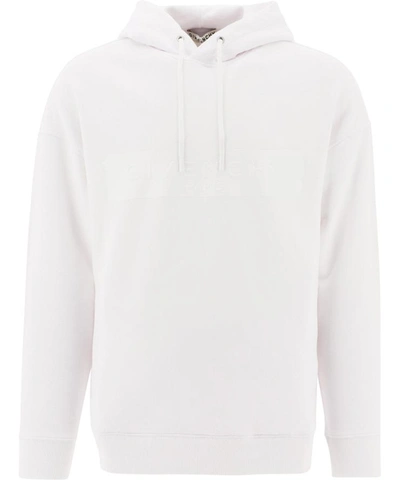 Shop Givenchy "band" Hoodie In White