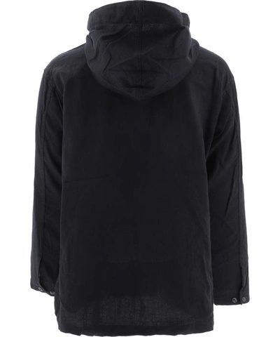 Shop Engineered Garments "cagoule" Hoodie In Black  