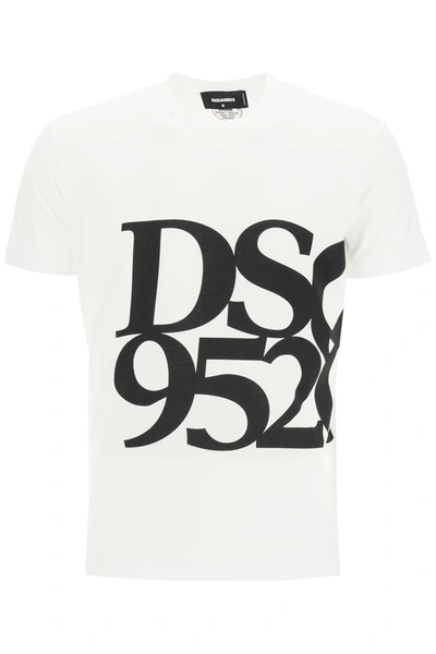 Shop Dsquared2 Anniversary T-shirt With Dsq 95/20 Print In White