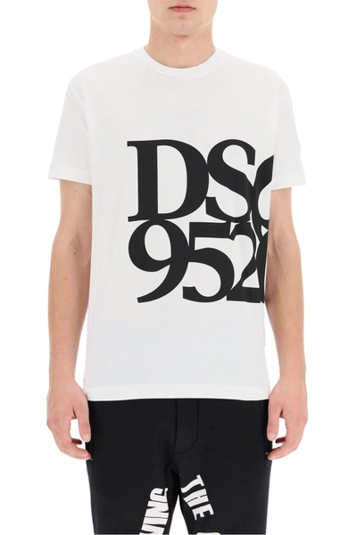 Shop Dsquared2 Anniversary T-shirt With Dsq 95/20 Print In White