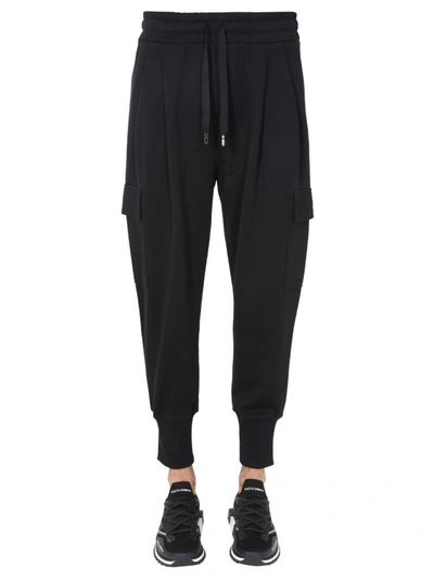 Shop Dolce & Gabbana Jogging Pants In Black