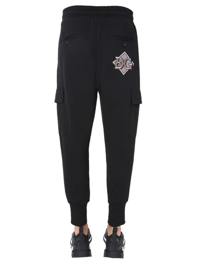 Shop Dolce & Gabbana Jogging Pants In Black