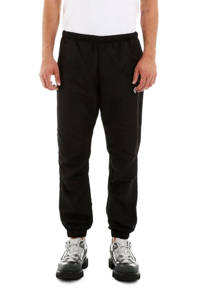 Shop Marcelo Burlon County Of Milan Marcelo Burlon Eye Patch Joggers In Black Multi