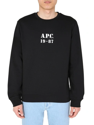 Shop Apc "gaby" Sweatshirt In Black