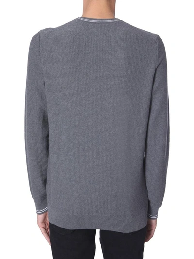 Shop Hugo Boss Crew Neck Sweater In Grey