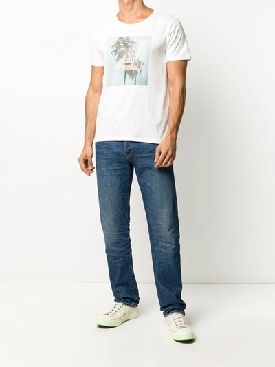 Shop Celine Céline T-shirts And Polos In Blu