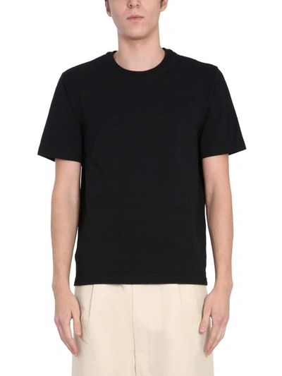 Shop Bottega Veneta Crew Neck T-shirt In Black