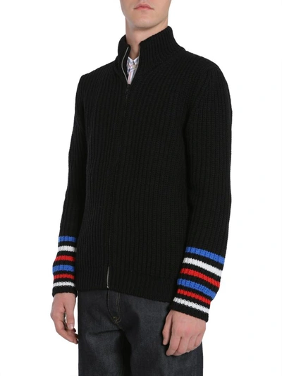 Shop Tommy Hilfiger High Collar Sweater In Black