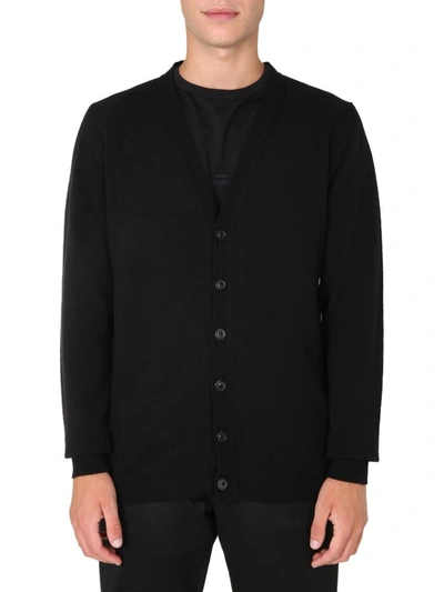 Shop Maison Margiela V-neck Cardigan In Black